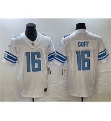 Men's Detroit Lions #16 Jared Goff White 2023 F.U.S.E. Vapor Untouchable Limited Stitched Jersey Men's Detroit Lions #16 Jared Goff White 2023 F.U.S.E. Vapor Untouchable Limited Stitched Jersey
