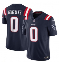 Men's New England Patriots #0 Christian Gonzalez Navy 2025 F.U.S.E. Vapor Limited Football Stitched Jersey Men's New England Patriots #0 Christian Gonzalez Navy 2025 F.U.S.E. Vapor Limited Football Stitched Jersey