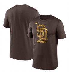 Men's San Diego Padres Brown 2024 World Tour Seoul Series Legend Performance T-Shirt