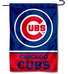 2Pcs WinCraft Chicago Baseball Double Sided Garden Flag