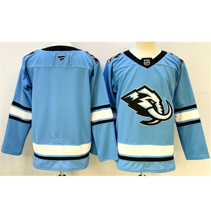 Men's Utah Mammoth Blank Blue 2025 Stitched Jersey