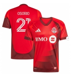 Men's Toronto FC Jonathan Osorio adidas Red 2025 Club Kit Replica Player Jersey