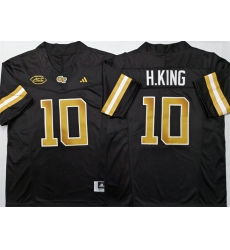 Men's Georgia Tech Yellow Jackets #10 Haynes King Black F.U.S.E. Limited Stitched Jersey