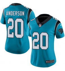 Women's Nike Carolina Panthers #20 C.J. Anderson Blue Alternate Vapor Untouchable Limited Player NFL Jersey