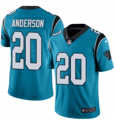Youth Nike Carolina Panthers #20 C.J. Anderson Blue Alternate Vapor Untouchable Limited Player NFL Jersey