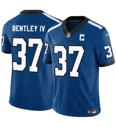 Men's Indianapolis Colts #37 Ulysses Bentley IV Blue 2025 F.U.S.E. Throwback Vapor Limited Football Stitched Jersey