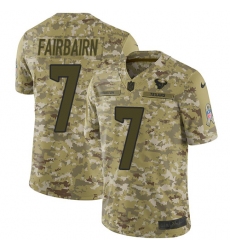 Youth Nike Houston Texans #7 Ka'imi Fairbairn Limited Camo 2018 Salute to Service NFL Jersey