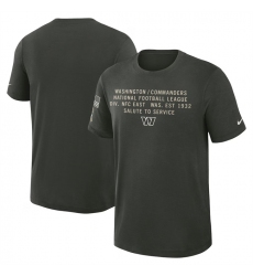 Men's Washington Commanders Dark Green 2025 Salute to Service Sideline Slub Dri-FIT T-Shirt