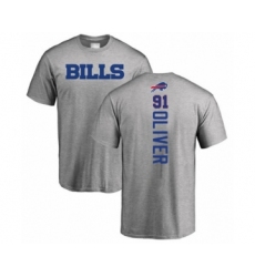 Football Buffalo Bills #91 Ed Oliver Ash Backer T-Shirt
