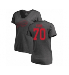 Football Women's Buffalo Bills #70 Cody Ford Ash One Color T-Shirt