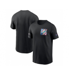 Men's New England Patriots Black 2023 Crucial Catch Sideline Tri-Blend T-Shirt