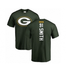 Football Green Bay Packers #91 Preston Smith Green Backer T-Shirt