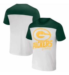 Men's Green Bay Packers Cream Green X Darius Rucker Collection Colorblocked T Shirt