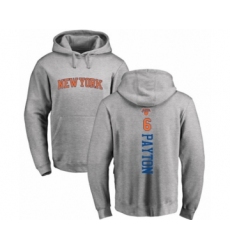 Basketball New York Knicks #6 Elfrid Payton Ash Backer Pullover Hoodie