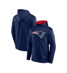 Men's New England Patriots Navy On The Ball Pullover Hoodie