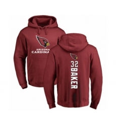 Football Arizona Cardinals #32 Budda Baker Maroon Backer Pullover Hoodie