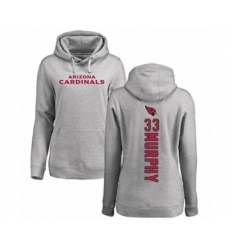 Football Women's Arizona Cardinals #33 Byron Murphy Ash Backer Pullover Hoodie