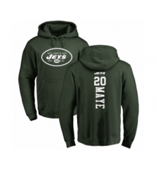 Football New York Jets #20 Marcus Maye Green Backer Pullover Hoodie