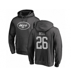 Football New York Jets #26 Le'Veon Bell Ash One Color Pullover Hoodie