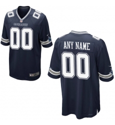 Men's Dallas Cowboys Nike Navy Custom Game Jersey