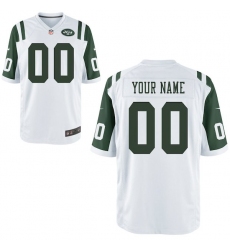 Nike Men's New York Jets Customized Game White Jersey