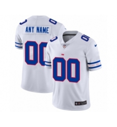 Men's New York Giants Customized White Team Logo Cool Edition Jersey