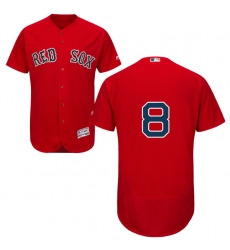 Men's Majestic Boston Red Sox #8 Carl Yastrzemski Red Alternate Flex Base Authentic Collection MLB Jersey