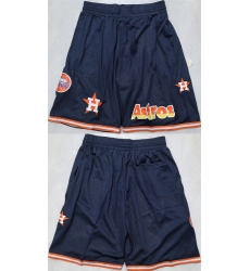 Men's Houston Astros Navy Shorts(Run Small)