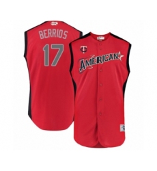 Youth Minnesota Twins #17 Jose Berrios Authentic Red American League 2019 Baseball All-Star Jersey