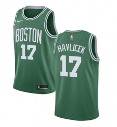 Men's Nike Boston Celtics #17 John Havlicek Green NBA Swingman Icon Edition Jersey