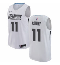 Men's Nike Memphis Grizzlies #11 Mike Conley Authentic White NBA Jersey - City Edition