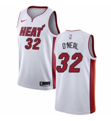 Men's Nike Miami Heat #32 Shaquille O'Neal Swingman NBA Jersey - Association Edition
