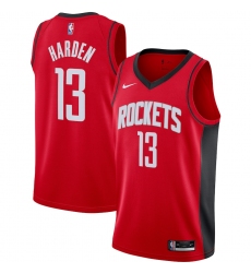 Men's Houston Rockets #13 James Harden Nike Red 2020-21 Swingman Jersey