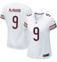Women's Nike Chicago Bears #9 Jim McMahon Game White NFL Jersey