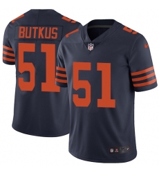 Youth Nike Chicago Bears #51 Dick Butkus Elite Navy Blue Alternate NFL Jersey