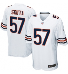 Men's Nike Chicago Bears #57 Dan Skuta Game White NFL Jersey