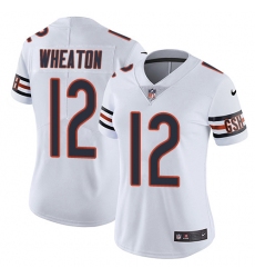 Women's Nike Chicago Bears #12 Markus Wheaton Elite White NFL Jersey