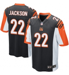 Youth Nike Cincinnati Bengals #22 William Jackson Game Black Team Color NFL Jersey