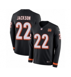 Youth Nike Cincinnati Bengals #22 William Jackson Limited Black Therma Long Sleeve NFL Jersey