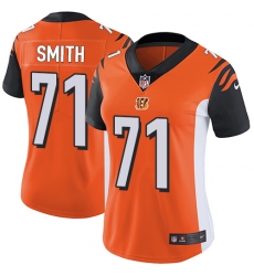 Women's Nike Cincinnati Bengals #71 Andre Smith Elite Orange Alternate NFL Jersey