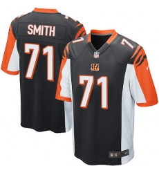 Youth Nike Cincinnati Bengals #71 Andre Smith Game Black Team Color NFL Jersey