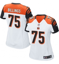 Women's Nike Cincinnati Bengals #75 Andrew Billings Game White NFL Jersey