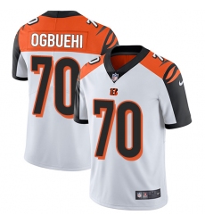 Youth Nike Cincinnati Bengals #70 Cedric Ogbuehi Elite White NFL Jersey