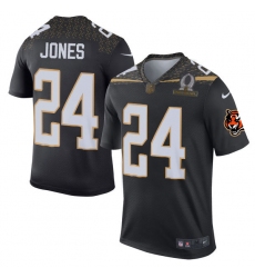 Men's Nike Cincinnati Bengals #24 Adam Jones Elite Black Team Irvin 2016 Pro Bowl NFL Jersey
