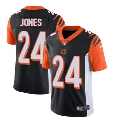 Youth Nike Cincinnati Bengals #24 Adam Jones Elite Black Team Color NFL Jersey