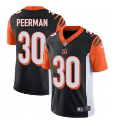 Youth Nike Cincinnati Bengals #30 Cedric Peerman Elite Black Team Color NFL Jersey