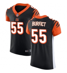 Men's Nike Cincinnati Bengals #55 Vontaze Burfict Black Team Color Vapor Untouchable Elite Player NFL Jersey