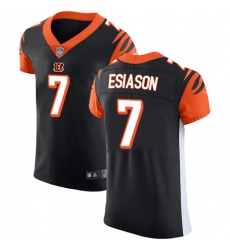 Men's Nike Cincinnati Bengals #7 Boomer Esiason Black Team Color Vapor Untouchable Elite Player NFL Jersey