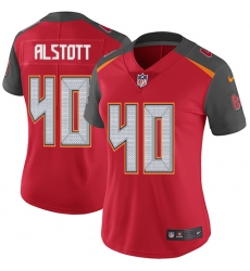 Women's Nike Tampa Bay Buccaneers #40 Mike Alstott Red Team Color Vapor Untouchable Limited Player NFL Jersey