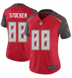Women's Nike Tampa Bay Buccaneers #88 Luke Stocker Elite Red Team Color NFL Jersey